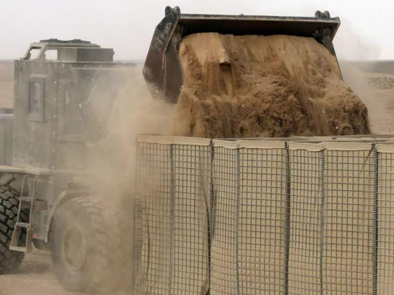 Military Defense Gabion Barriers in Conflict Zones