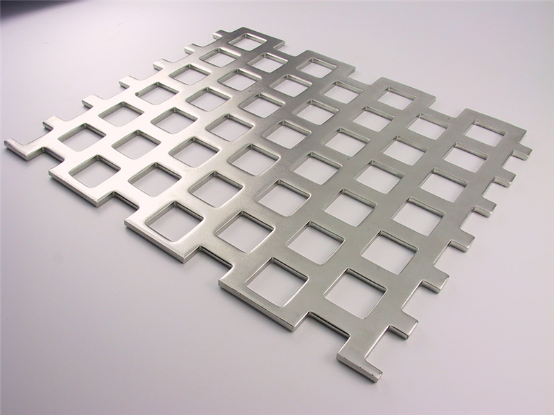 Square Titanium Perforated Sheet